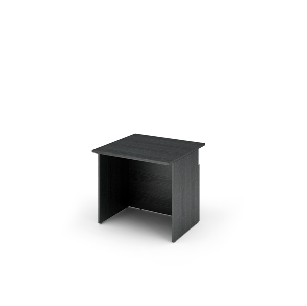 MD_76816 Modulo reception Prestige disabili - senza sopralzo - 80 x 97,5 x 72 cm - nero venato/bianco - immagine 1