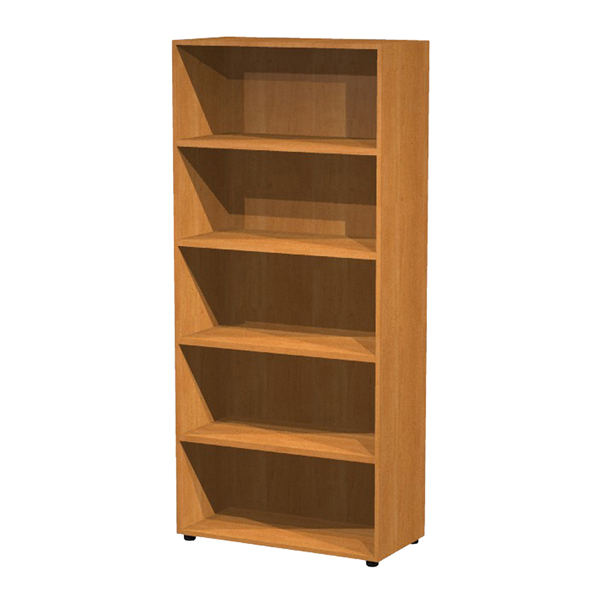 MD_76819 Armadio modulare - a giorno - 90 x 44 x 200 cm - noce chiaro - immagine 1