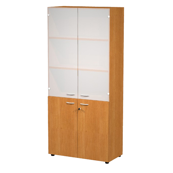 MD_76825 Armadio modulare - a 2+2 ante - 90 x 45,8 x 200 cm - noce chiaro - immagine 1