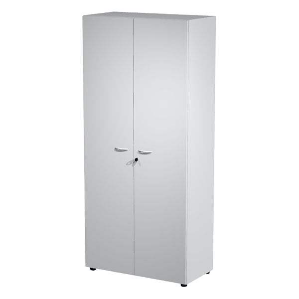 MD_76829 Armadio modulare - a 2 ante alte - 90 x 45,8 x 200 cm - grigio - immagine 1