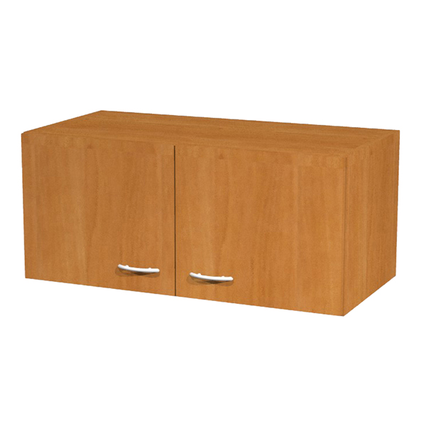 MD_76831 Sopralzo per armadi modulari - a 2 ante - 90 x 45,8 x 40 cm - noce chiaro - immagine 1