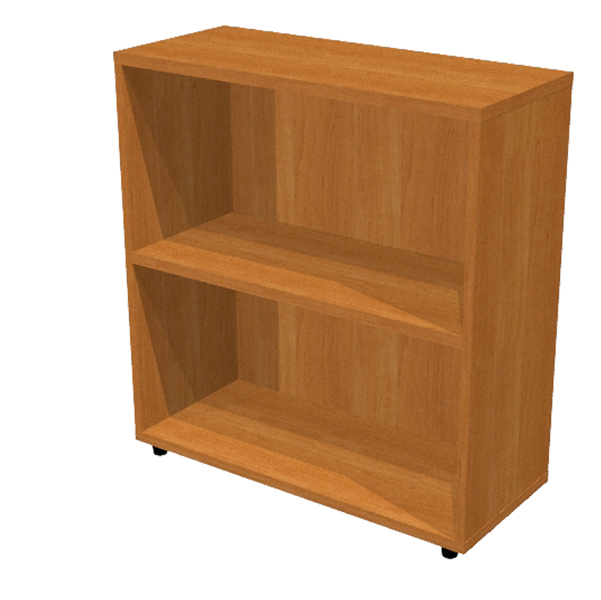 MD_76834 Libreria modulare bassa - a giorno - 76x32x81,5 cm - noce chiaro - immagine 1