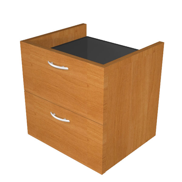 MD_76855 Coppia cassetti per libreria modulare - L40 cm - 36x29x35,5 cm - noce chiaro - immagine 1