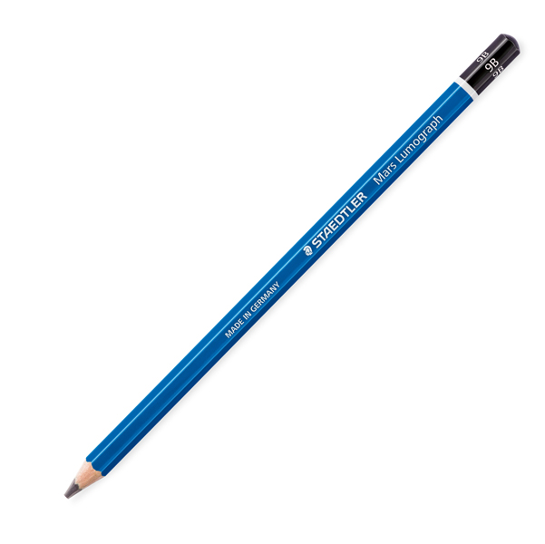 MD_77006 Matita di grafite Mars Lumograph 100 - gradazione 9B - Staedtler - immagine 1