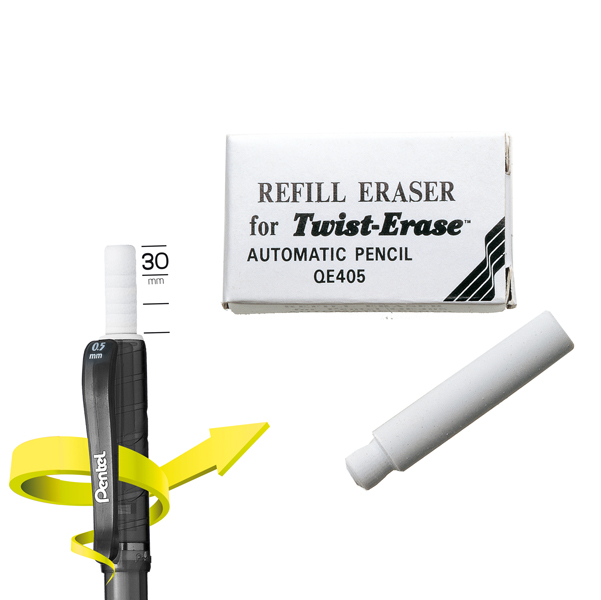 MD_77088 Gommini di ricambio Twist Erase Clik - Pentel - immagine 1