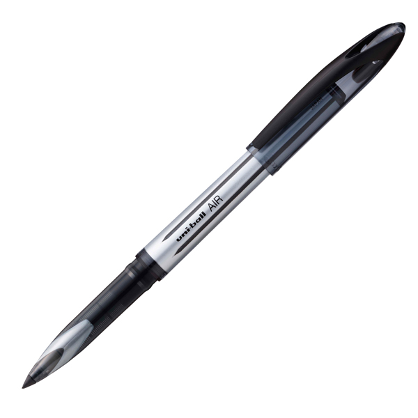MD_77164 Roller con cappuccio Uni Ball Air 188 - punta 0,7mm - nero - Uni Mitsubishi - immagine 1