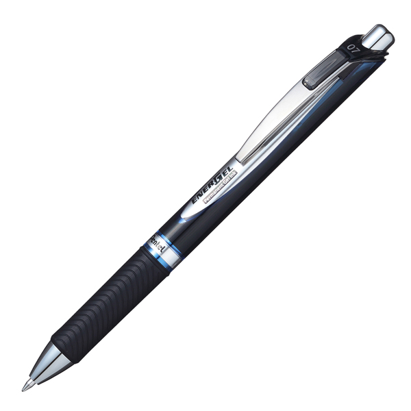 MD_77194 Roller a scatto Energel XM Permanent - punta 0,7mm - blu - Pentel - immagine 1