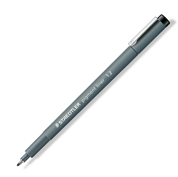 MD_77269 Pennarello Pigment Liner 308 - 1,2mm - nero - Staedtler - immagine 1