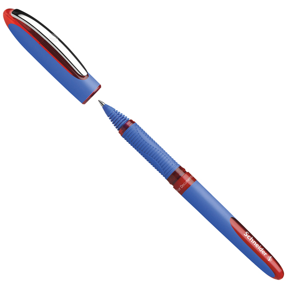 MD_77333 Roller One Hybrid C con cappuccio - tratto 0,3mm - rosso - Schneider - immagine 1