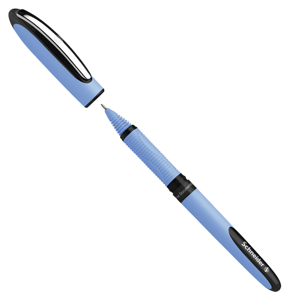 MD_77341 Roller One Hybrid N con cappuccio - tratto 0,5mm - nero - Schneider - immagine 1