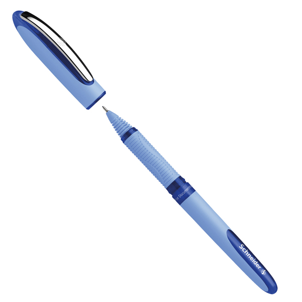 MD_77343 Roller One Hybrid N con cappuccio - tratto 0,5mm - blu - Schneider - immagine 1