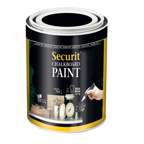 MD_77382 Pittura Lavagna - nero - 250 ml (5 mq) - Securit - immagine 1