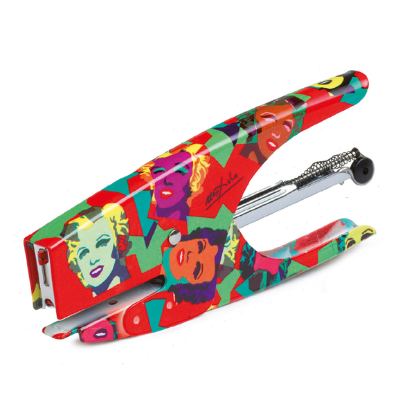 Poster Nespolo 48 x 68 no abb Cucitrice a pinza Pop Art - punti 6/4 - Marylin - acciaio cromato - Iternet - immagine 1