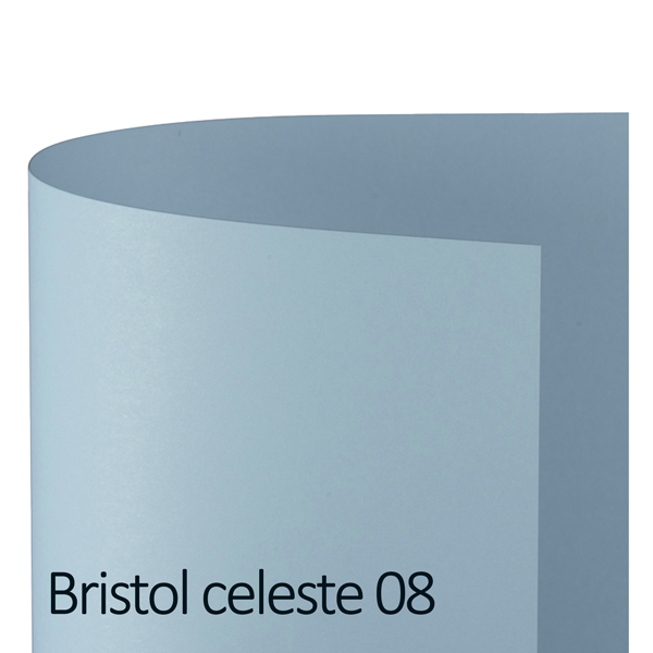 MD_79319 Cartoncino Bristol Color - 50 x 70 cm - 200 gr - celeste 08 - Favini - conf. 25 pezzi - immagine 1