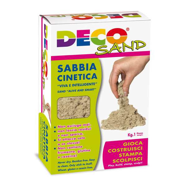 MD_79475 Sabbia cinetica Deco Sand - 1 kg - Deco - immagine 1