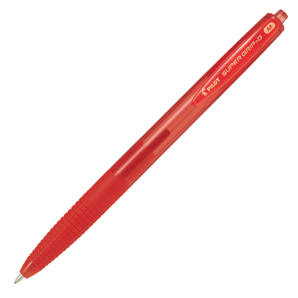MD_79965 Penna a scatto Supergrip G - punta 1,0mm - rosso - Pilot - immagine 1