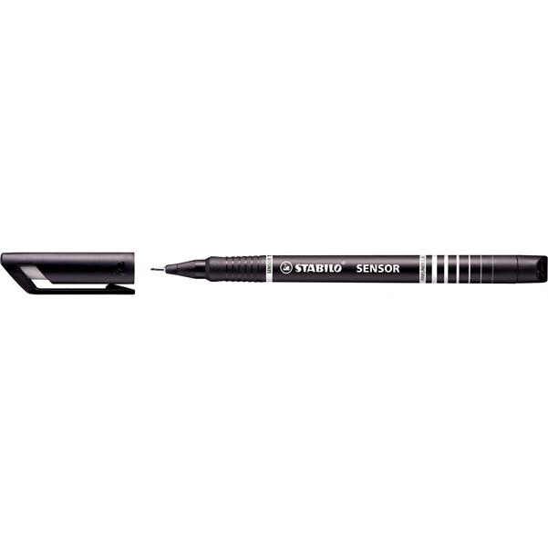 MD_80094 Fineliner Stabilo Sensor - tratto 0,3mm - nero - Stabilo - immagine 1