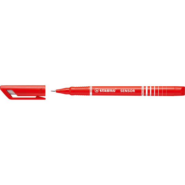 MD_80095 Fineliner Stabilo Sensor - tratto 0,3mm - rosso - Stabilo - immagine 1