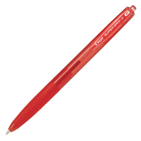 MD_80252 Penna a scatto Supergrip G - punta 0,7mm - rosso - Pilot - immagine 1