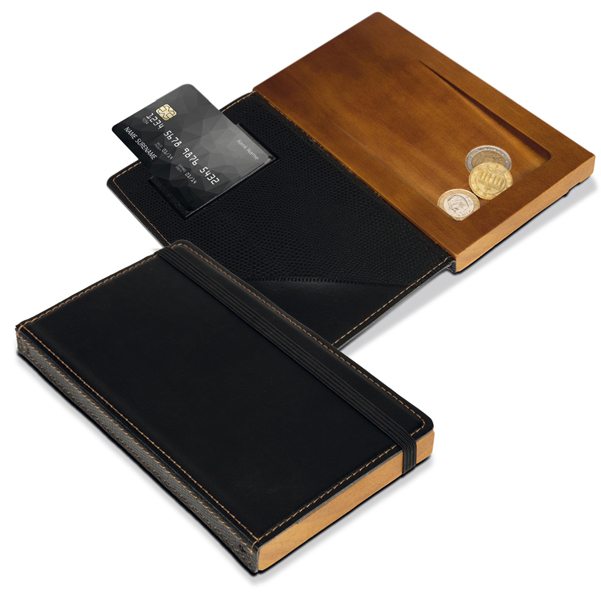 MD_80272 Portaconto - legno e similpelle - Securit - immagine 1