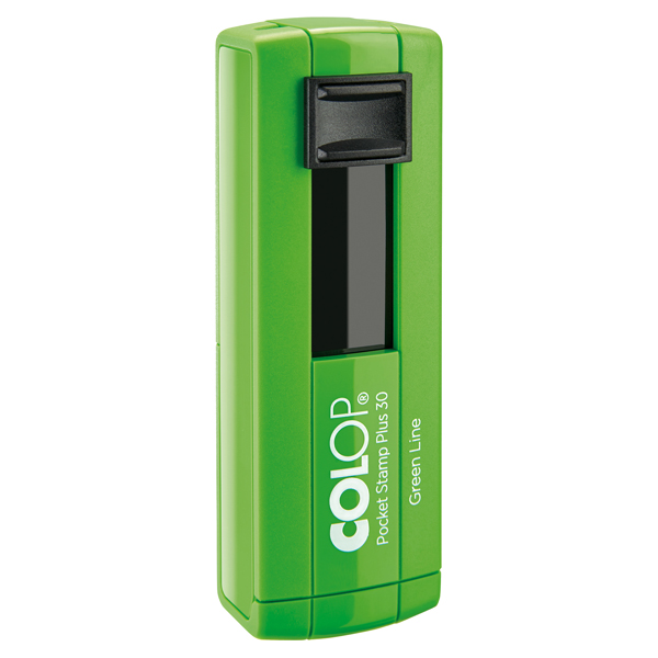 MD_80457 Timbro Pocket Stamp Plus 30 - 18 x 47 mm - 5 righe - autoinchiostrante - verde - Colop - immagine 1