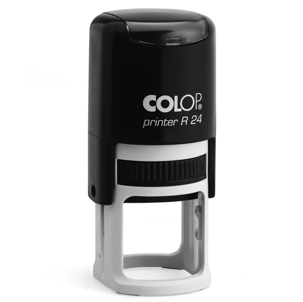 MD_80461 Timbro Printer R24 - diametro 24 mm - 4 righe - personalizzabile - autoinchiostrante - Colop - immagine 1