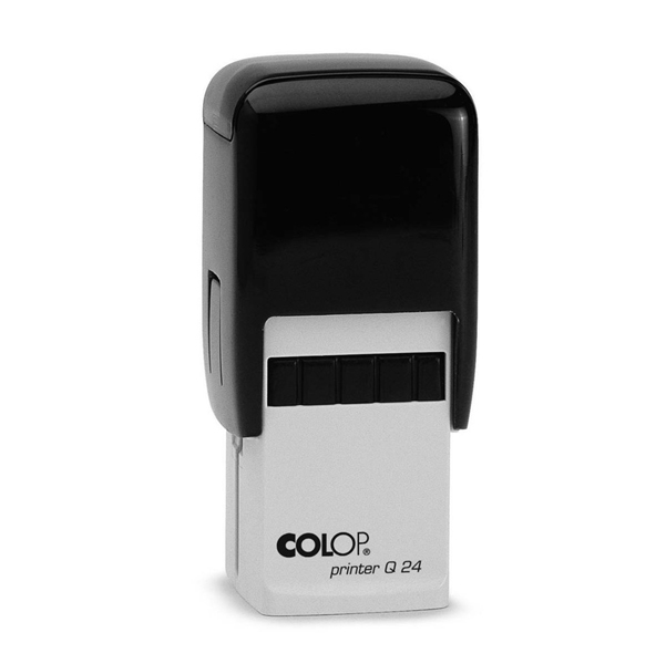 MD_80466 Timbro Printer Q 24 - 24 x 24 mm - 6 righe - quadrato - autoinchiostrante - nero - Colop - immagine 1