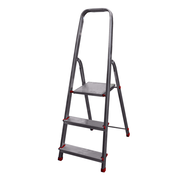 MD_80734 Scala domestica Stella Basic - 3 gradini - alluminio - Marchetti - immagine 1