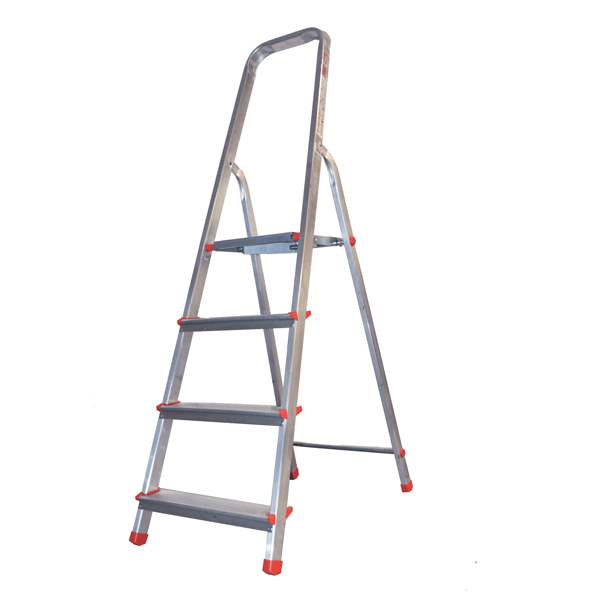 MD_80735 Scala domestica Stella Basic - 4 gradini - alluminio - Marchetti - immagine 1