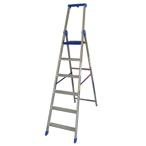 MD_80739 Scala professionale Climb Evolution - 6 gradini - alluminio - Marchetti - immagine 1