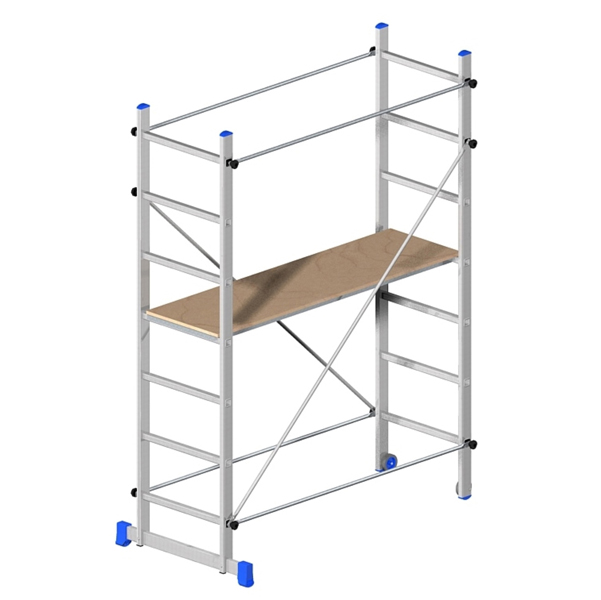 MD_80747 Trabattello Superminio - 158 x 80 x 220 cm - alluminio - Marchetti - immagine 1