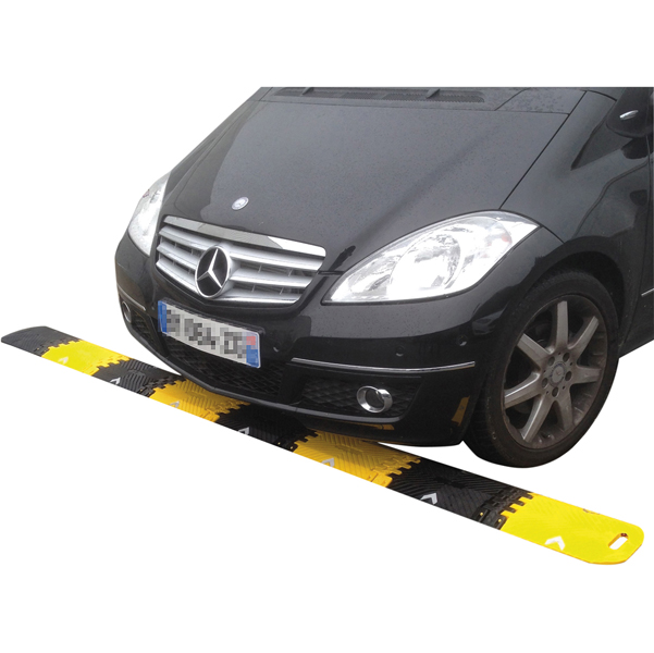 MD_80769 Rallentatore di velocità portatile - lunghezza 300 cm - giallo/nero - immagine 1