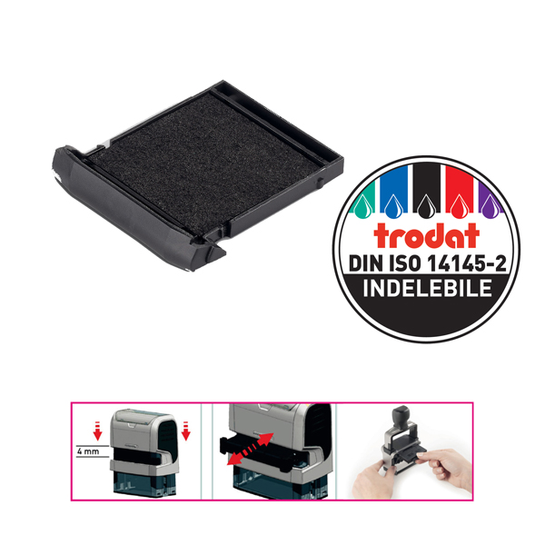 MD_80948 Tampone di ricambio 6/9440 - nero - Trodat - conf. 2 pezzi - immagine 1