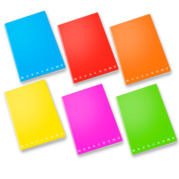 MD_81304 Maxiquaderno Monocromo Fluo - A4 - 1 rigo - 42 fogli - 80gr - Pigna - immagine 1