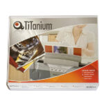 Cartelline termiche Grain - 1,5 mm - rosso - Titanium - scatola 25 pezzi