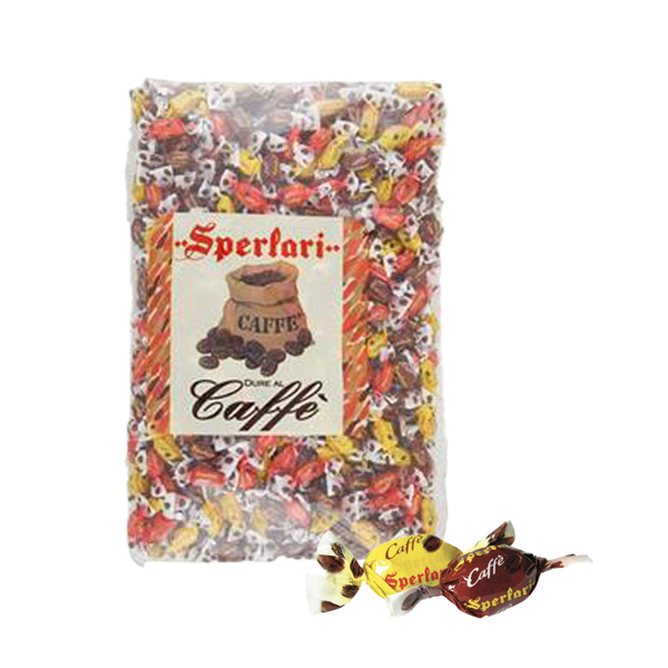 MD_81687 Caramelle Mini - gusto caffè - Sperlari - busta da 1 kg (circa 500pz) - immagine 1