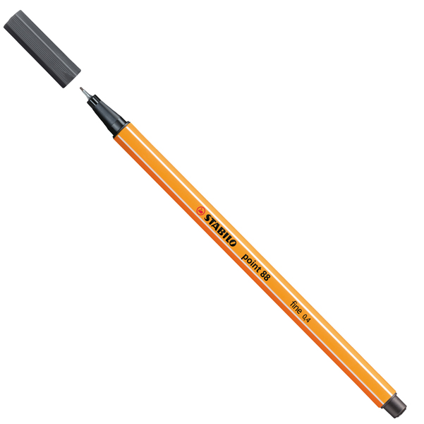 MD_81712 Fineliner Point 88 - tratto 0,4 mm - grigio nerastro 97 - Stabilo - immagine 1