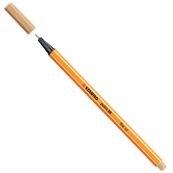 MD_81714 Fineliner Point 88 - tratto 0,4 mm - ocra chiaro 88 - Stabilo - immagine 1