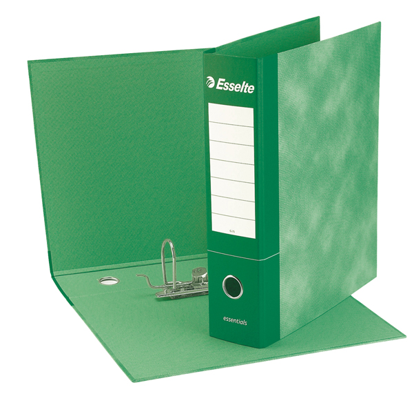 MD_82297 Registratore Essentials G72 - dorso 5 cm - commerciale 23 x 30 cm - verde - Esselte - immagine 1