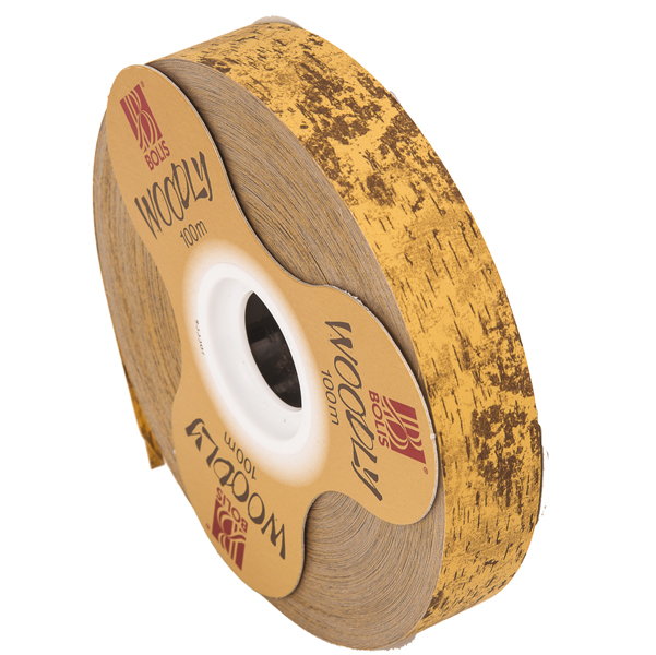 MD_82340 Rotolo nastro Woodly - corteccia/marrone chiaro - 24mm x 100mt - Bolis - immagine 1