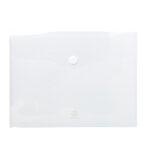 Busta a tasca con chiusura in velcro - PPL - 24 x 32 cm - trasparente - Exacompta