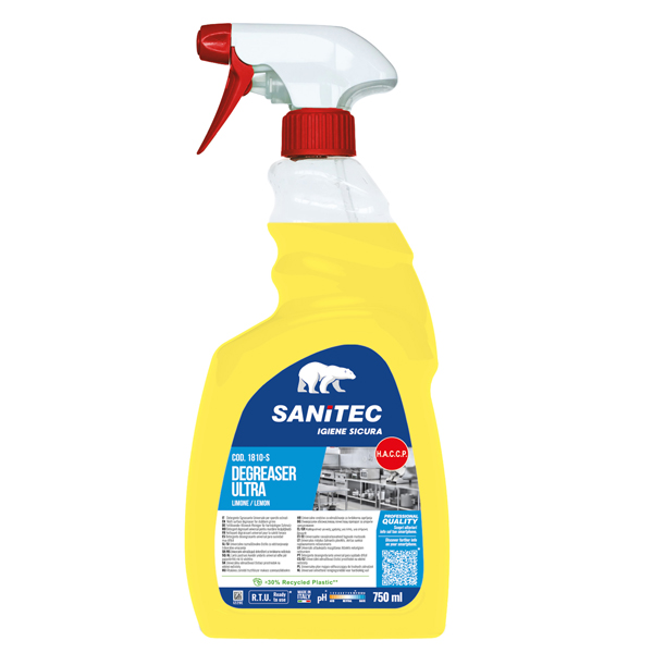 MD_82743 Sgrassatore Degreaser Ultra - trigger 750 ml - limone - Sanitec - immagine 1