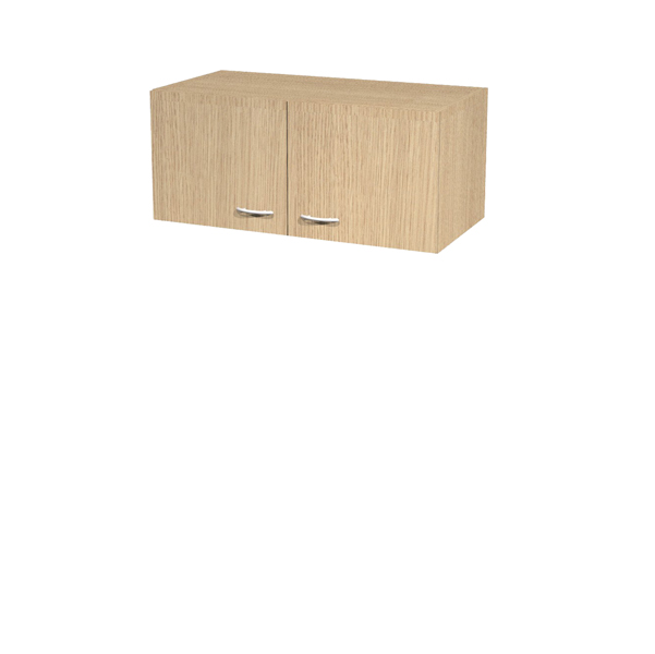 MD_82858 Sopralzo per armadi modulari - a 2 ante - 90 x 45,8 x 40 cm - rovere - immagine 1
