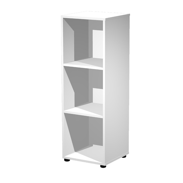 MD_82933 Contenitore Maxi Rainbow - 3 caselle a giorno - 41 x 40 x 120,6 cm - bianco - immagine 1