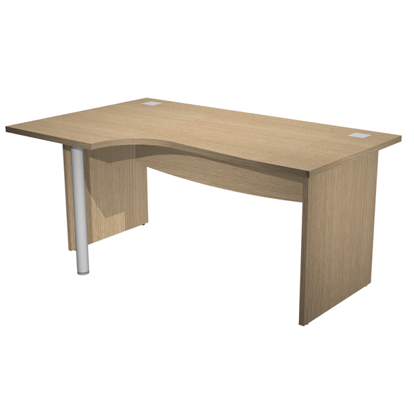 MD_82953 Scrivania Agorà Direction Compact - SX - fianco pannello - L 180 cm - rovere - immagine 1