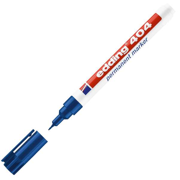 MD_83104 Marcatore permanente 404 - punta tonda extra fine - 0,75 mm - blu - Edding - immagine 1
