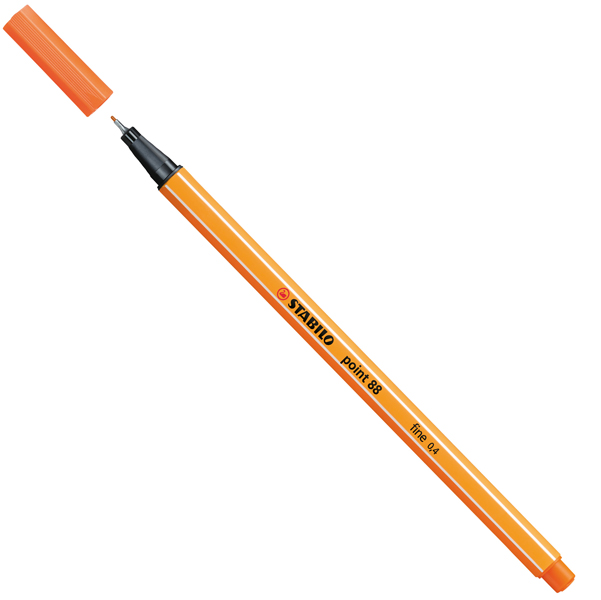 MD_83136 Fineliner Point 88 - tratto 0,4 mm - vermiglio 30 - Stabilo - immagine 1