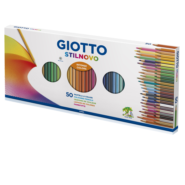 MD_83150 Pastelli Stilnovo - diametro mina 3,3 mm - Giotto - astuccio 50 pezzi - immagine 1