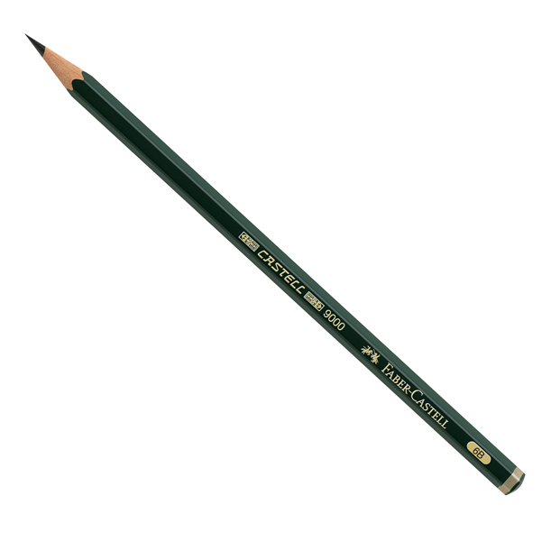 MD_83263 Matita in grafite Castell 9000 - gradazione 6B - esagonale - Faber-Castell - immagine 1