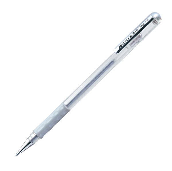 MD_83277 Roller gel Hybrid Grip - punta 0,8mm - argento - Pentel - immagine 1